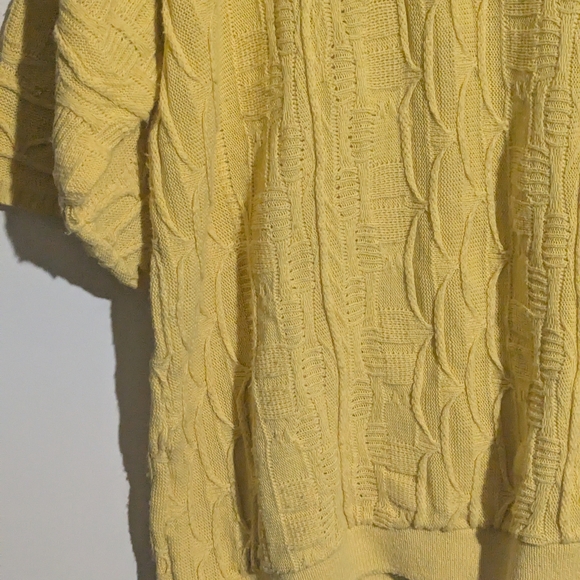 Yellow Cable Knit Sweater - Picture 2 of 12